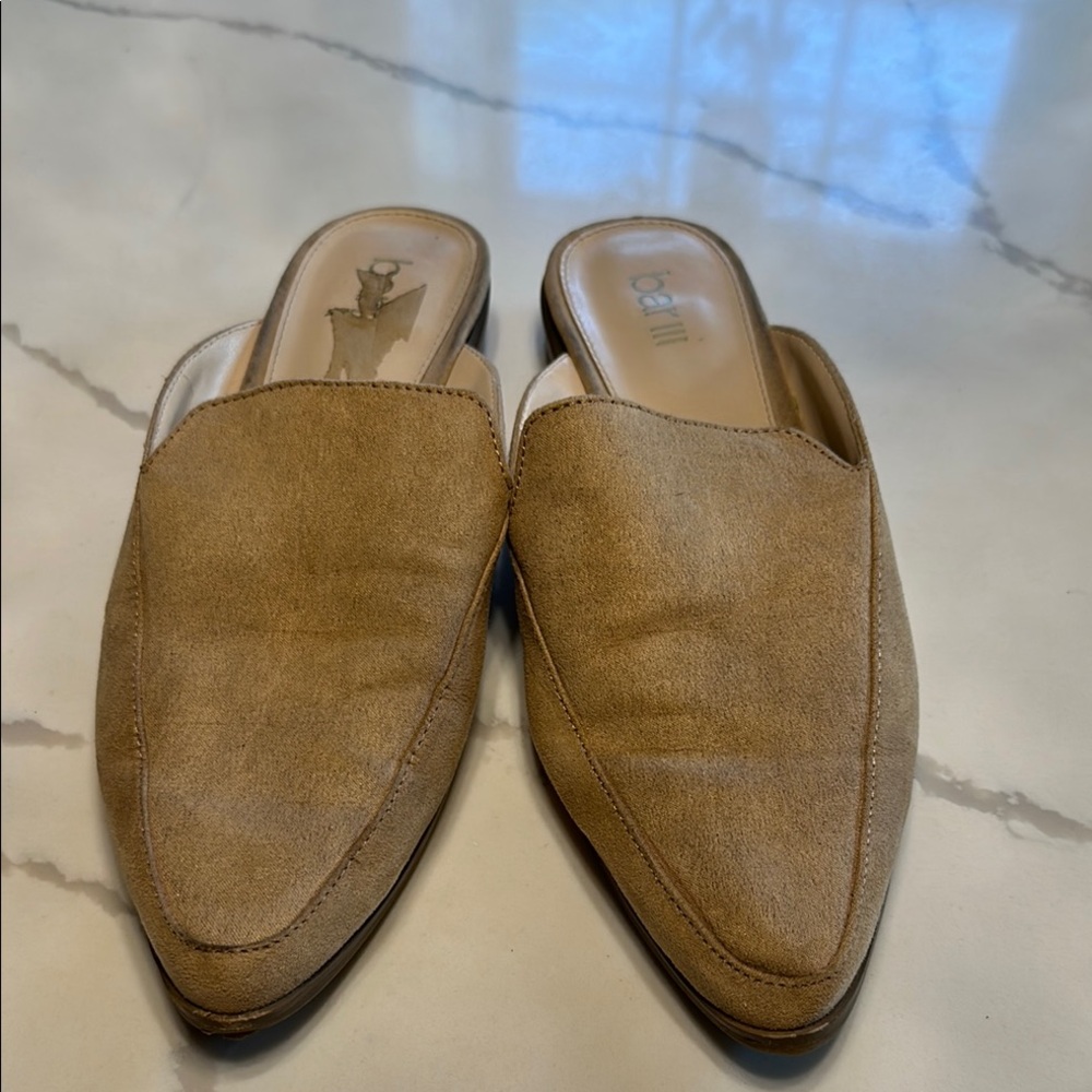 Bali Beige Suede Slip-On Shoes